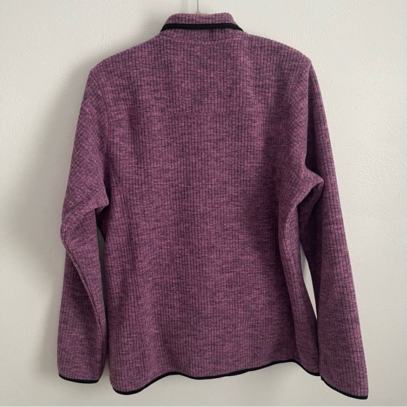 Panhandle Powder River Outfitters Pullover Jacket size XL purple black zip - Picture 10 of 10